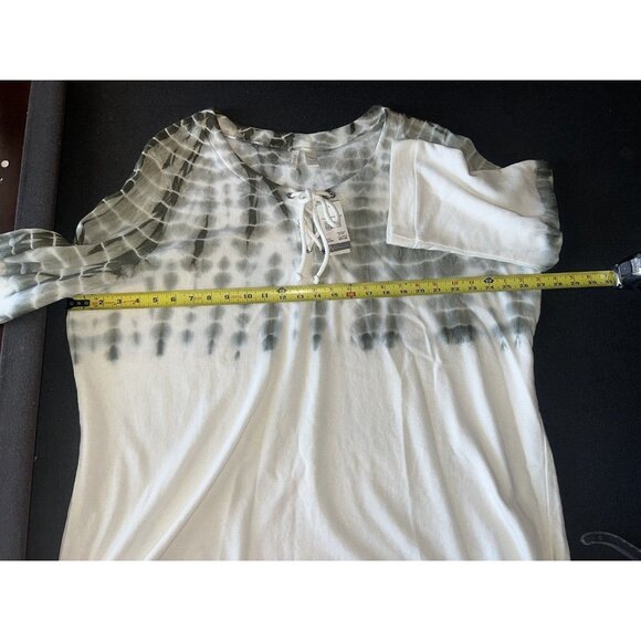 C Active Sweatshirt Green and Cream Women's Plus 22 / 24 W Tie Dye NWT New - Picture 7 of 16